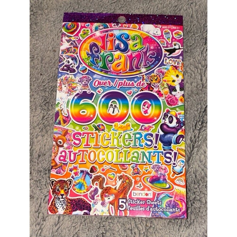 Lisa Frank sticker pad over 600 stickers